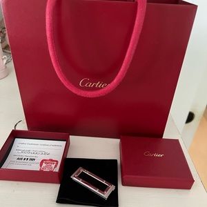 Cartier money clip- full set